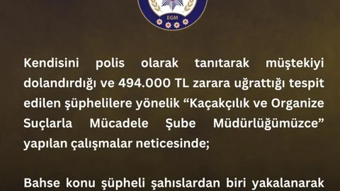 Bingöl'de dolandırıcılık yapan şüpheli polis kılığına girdi