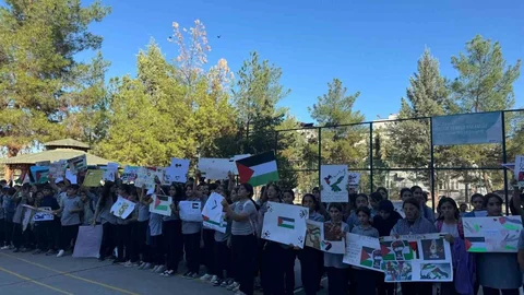 Siirt'te Gazze'ye destek etkinliği düzenlendi