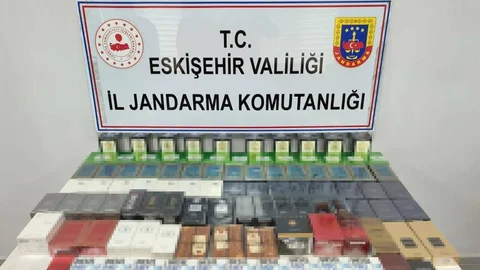 Eskişehir'de 550 bin TL değerinde kaçak parfüm ele geçirildi