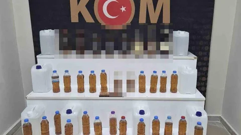 Kırşehir'de kaçak alkol operasyonu