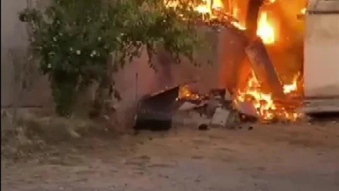 Sivas Kangal'da Yangın