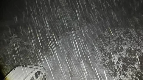 Bolu'da Kar Yağışı