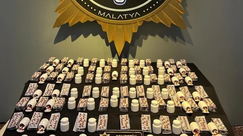 Malatya'da uyuşturucu hap operasyonu