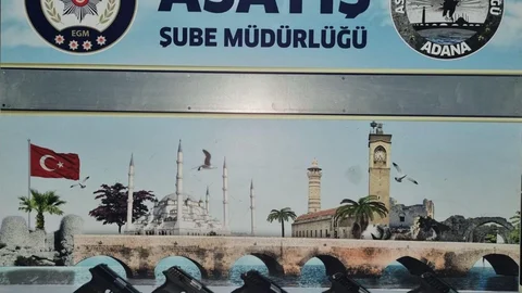 Adana'da ruhsatsız 5 tabanca ele geçirilen şüpheli tutuklandı