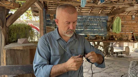 Düzce'de at nalından sanat eserleri