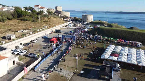 Çanakkale'de Uluslararası Gelibolu Maratonu 10. kez gerçekleştirildi