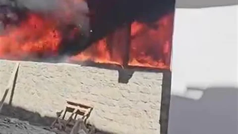 Diyarbakır'da yangın paniği