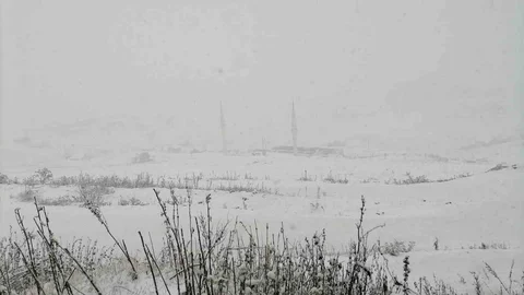 Gümüşhane'de kar yağışı etkisini gösterdi