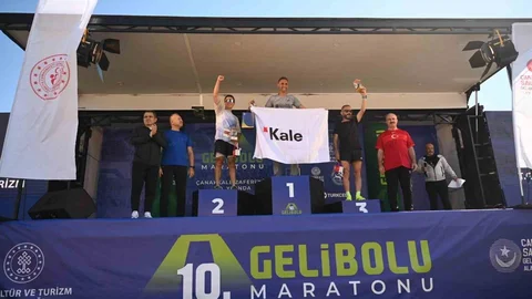 Çanakkale'de Uluslararası Gelibolu Maratonu sona erdi