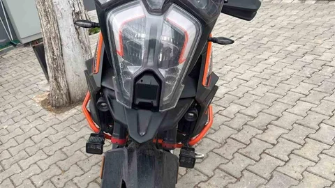 Şarköy'de polis sireni takan motosikletli sürücüye ceza kesildi