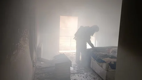 Hatay'da ev yangını