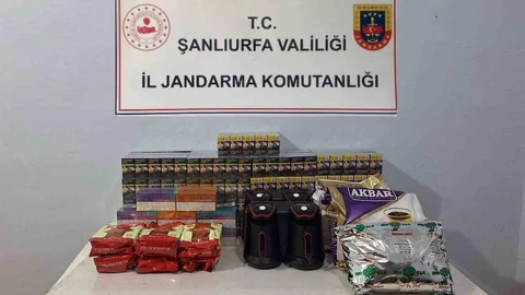 Şanlıurfa'da kaçak sigara operasyonu