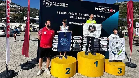 Muğla'da Batur Genç'ten iki Türkiye şampiyonluğu