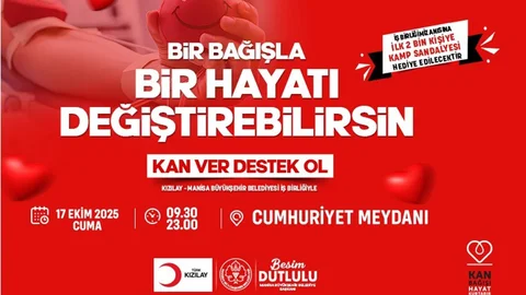 Manisa'da Kan Bağışı Kampanyası