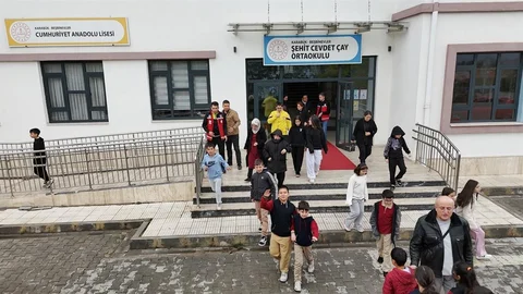 Karabük'te okullarda deprem tatbikatı yapıldı