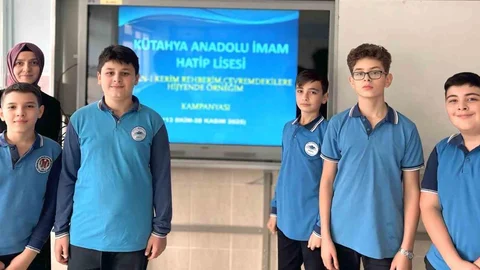 Kütahya'da hijyen bilincini artırmak amacıyla kampanya başlatıldı