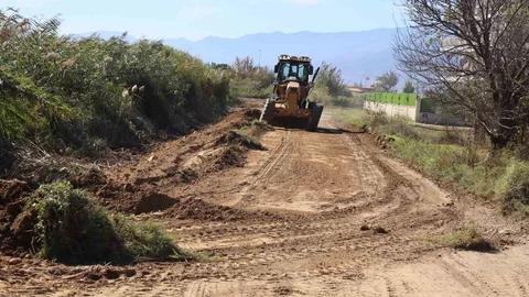 Nazilli'de yeni yol yapım çalışmaları başladı