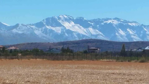 Kahramanmaraş'ta Binboğa Dağı'na kar düştü