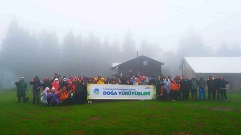 Sakarya'da doğa yürüyüşü etkinliği
