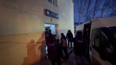 Erzurum'da kaçak göçmen operasyonu