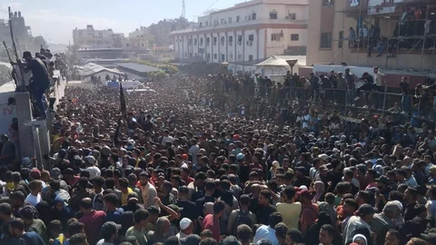 Gazze Şeridi'nde Filistinli mahkumlar karşılandı