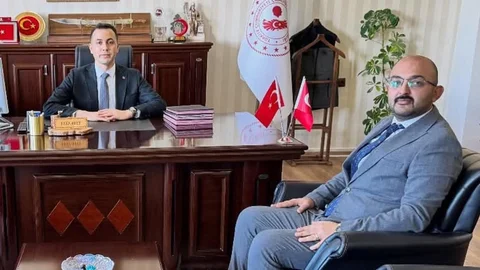 Çamlıyayla Ülkü Ocakları Başkanı Öncalır, Kaymakam Avcı'yla Görüştü