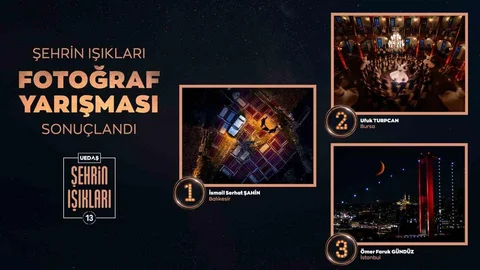 Uluslararası Şehrin Işıkları Fotoğraf Yarışması'nda kazananlar belirlendi