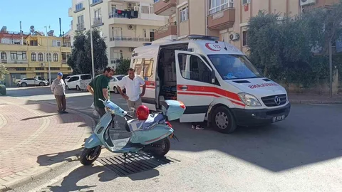 Antalya'da motosiklet kazası yaşandı