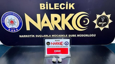 Bilecik'te uyuşturucu operasyonu yapıldı
