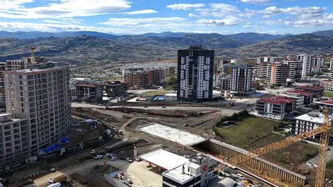 Samsun'da 3. şerit inşaatı başladı