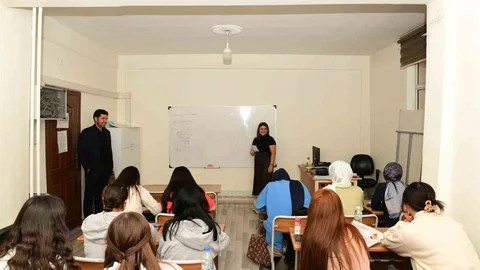 Çatak'ta Destekleme ve Yetiştirme Kursları