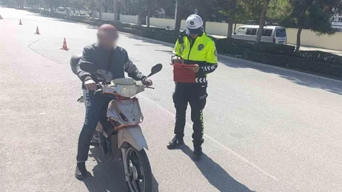 Burdur'da motosiklet denetimi yapıldı