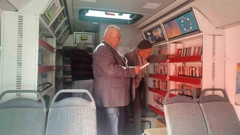 Bayburt’ta Gezici Kütüphane hizmet verdi