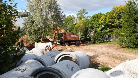 Gölbaşı'nda altyapı çalışması