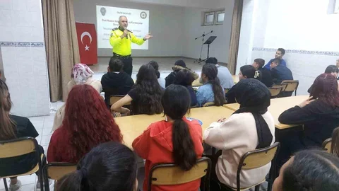 Niğde'de öğrencilere trafik eğitimi verildi