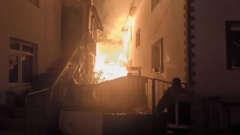 Çankırı'da 3 ev ve 4 samanlık yangında kullanılamaz hale geldi