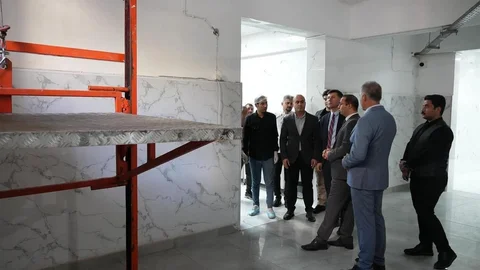 Şırnak'ta Kaymakam Baycar tadilat çalışmalarını inceledi