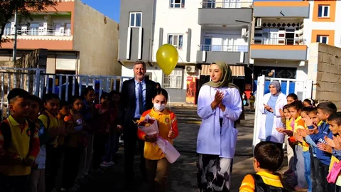 Şanlıurfa'da Lösemiyi Yenen Öğrenciye Karşılama