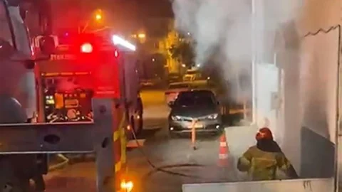 Mudanya'da apartman yangını