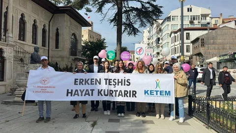 Sinop'ta farkındalık yürüyüşü düzenlendi