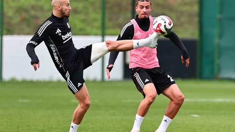 İstanbul'da Beşiktaş, Gençlerbirliği maçı hazırlıklarına devam ediyor