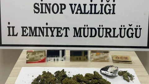 Sinop'ta uyuşturucu operasyonu