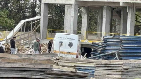 Edirne'de inşaat işçisi 8'inci kattan düştü