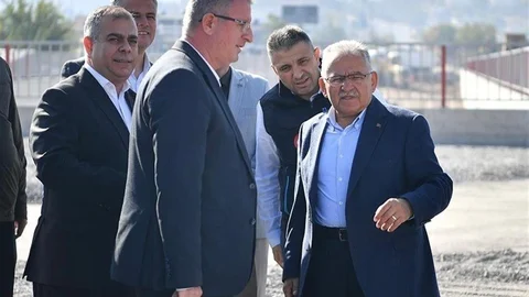 Kayseri'de kavşak projesinde son aşama