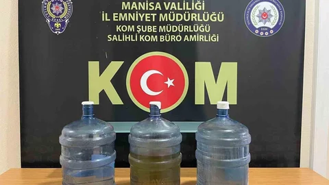 Manisa'da kaçak alkol operasyonu