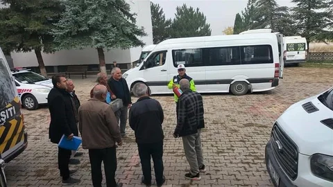 Kütahya'da öğrenci servislerine denetim yapıldı