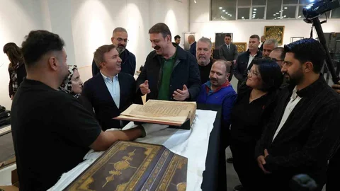 Erzincan'da kutsal emanetler sergisi büyük ilgi gördü