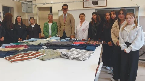 Samsun'da öğrenciler moda tasarımında destek buldu