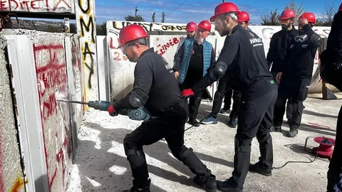 Tekirdağ'da AFAD kentsel arama kurtarma eğitimi düzenledi