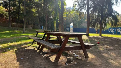 Aydın'da Pınarbaşı Mesire Alanı çöplüğe döndü
